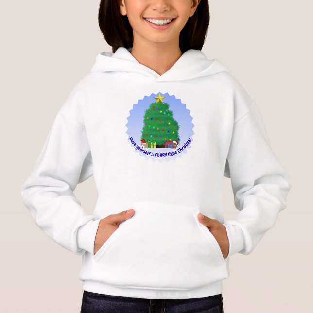 Ha en lurvig liten jul t shirt (Framsida)