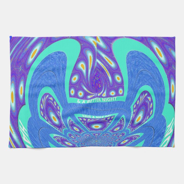 Ha en Lycklig-dag Kökshandduk (Horisontell)