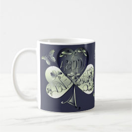 "Ha en Lycklig St. Patrick's Day" Shamrock Kaffemugg