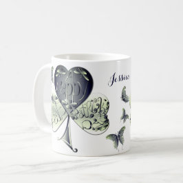"Ha en Lycklig St. Patrick's Day" Shamrock Kaffemugg