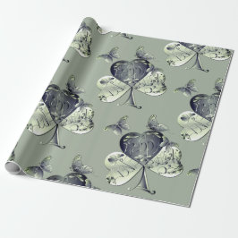 "Ha en Lycklig St. Patrick's Day" Shamrock Presentpapper