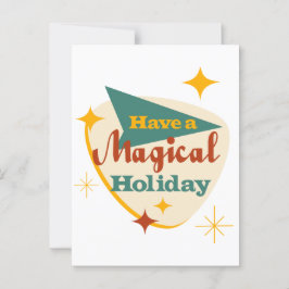 Ha en magisk Helgdag Vykort
