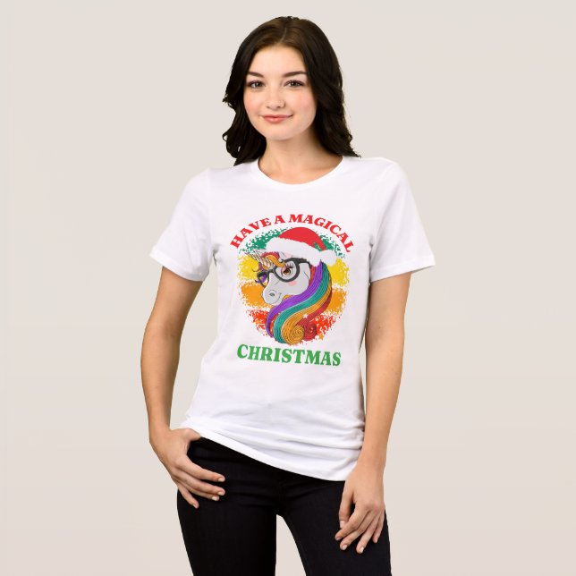 ha en magisk jul t shirt (Framsida Full)