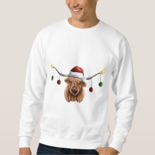 Ha en Merry Hielan Coo-jul Lång Ärmad Tröja