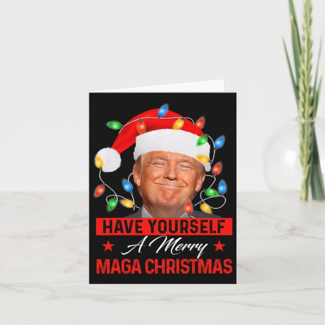 Ha en Merry Mega jultomny t Kort (Framsida)