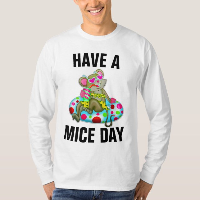 HA EN MICE DAY MUSE FUNNY T-Shirts (Framsida)