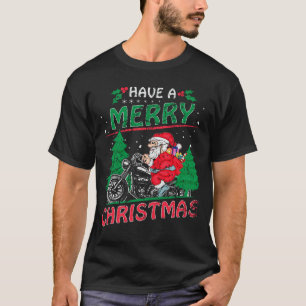 Ha en motorcykel i God jul T Shirt