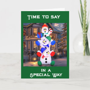 "HA EN MYCKET SPECIELL CHRISTMAS DAG" KORT