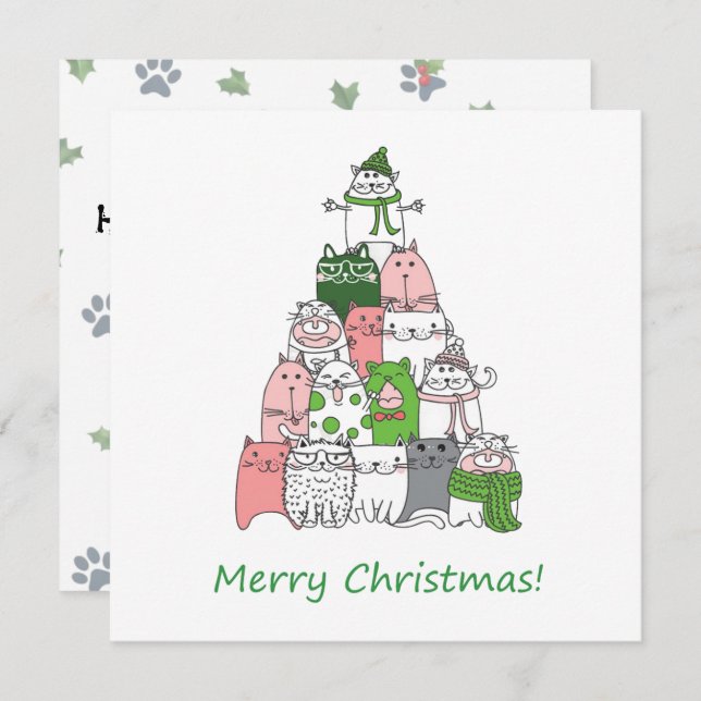 Ha en mysig jul! julkort (Fram/baksida)