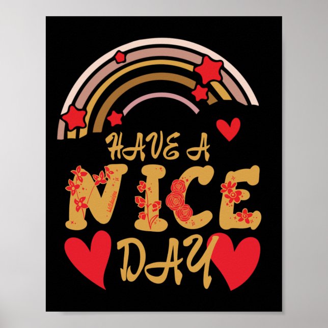 HA EN NICE DAY-inspiration Poster (Framsidan)