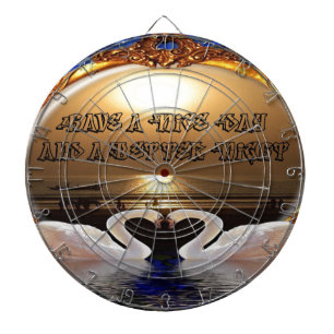 Ha en Nicedag och en bättre natttextram Darttavla