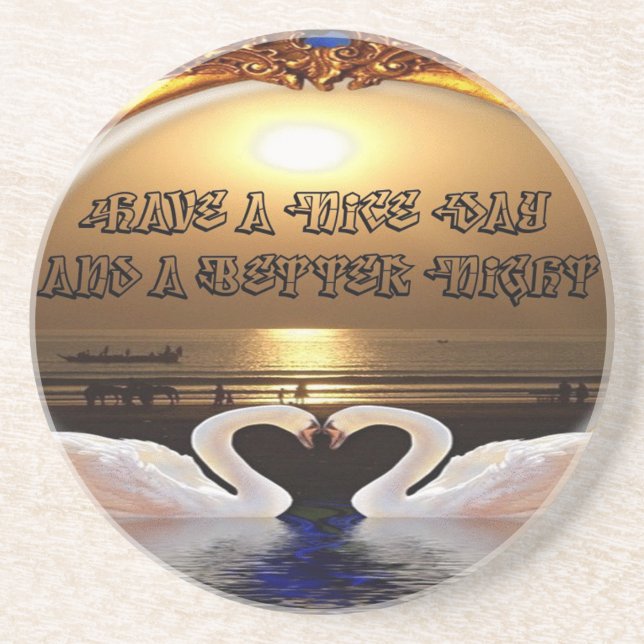 Ha en Nicedag och en bättre natttextram Underlägg (Framsidan)