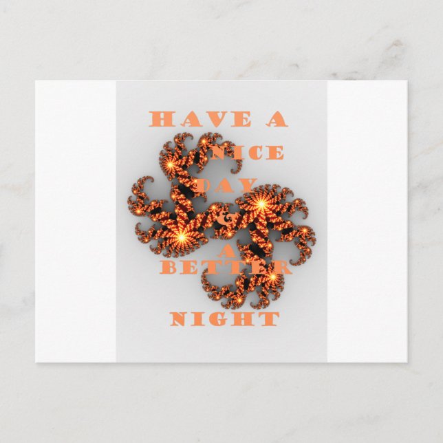 Ha en Nicerdag och en bättre natt Vykort (Framsida)