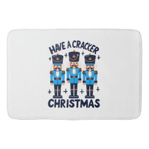Ha en nötknäppare jul badrumsmatta