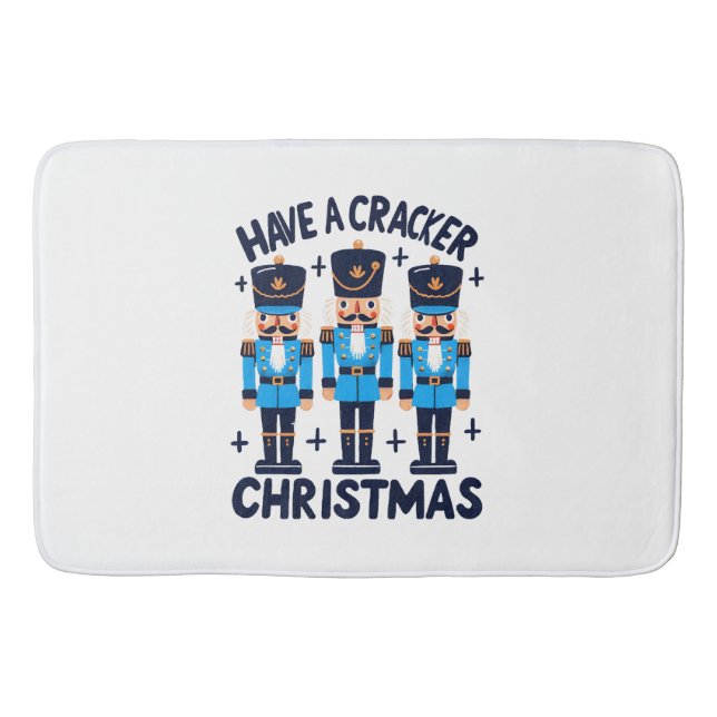Ha en nötknäppare jul badrumsmatta (Framsidan)