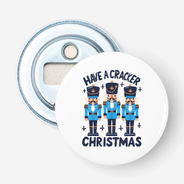 Ha en nötknäppare jul flasköppnare (Framsidan)