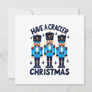 Ha en nötknäppare jul inbjudningar