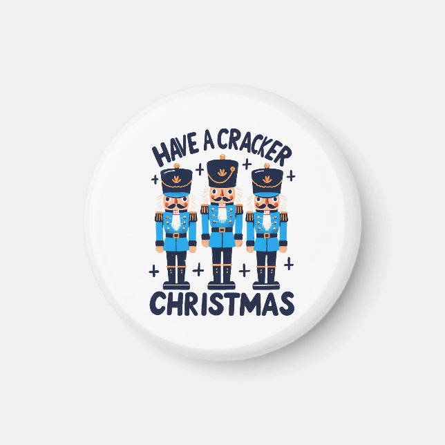 Ha en nötknäppare jul magnet (Framsidan)