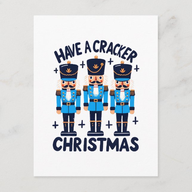 Ha en nötknäppare jul tilläggskort (Framsida)