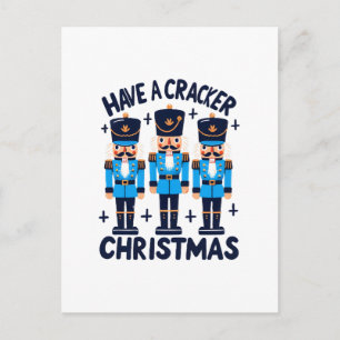 Ha en nötknäppare jul vykort