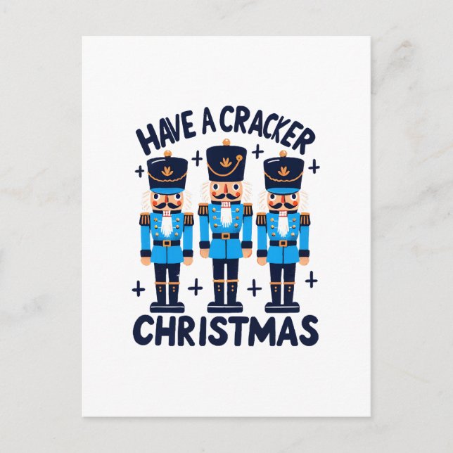 Ha en nötknäppare jul vykort (Framsida)