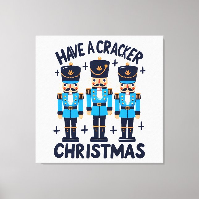 Ha en nötkracker-christmas canvastryck (Framsida)