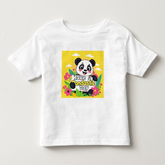 "Ha en pandastisk dag" T Shirt (Framsida)