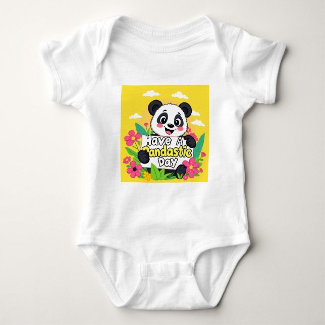 "Ha en pandastisk dag" T Shirt (Framsida)