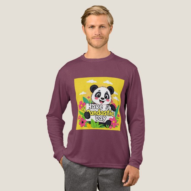 "Ha en pandastisk dag" T Shirt (Hel framsida)