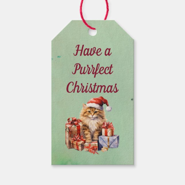 Ha en perfekt julklapp Märkre Presentetikett (Framsidan)