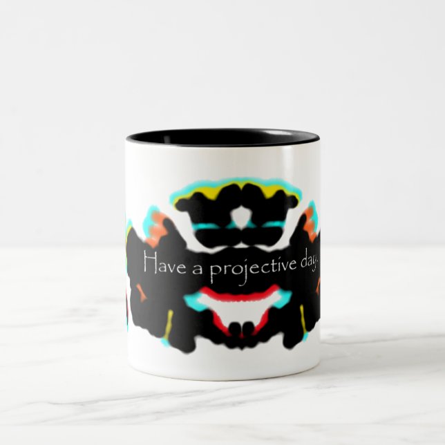 Ha en projective dagmugg Två-Tonad mugg (Center)