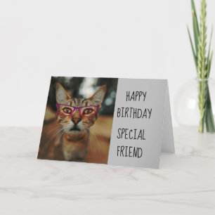 Ha en Purr Fect Cat Kitten Birthday-Roligt Kort