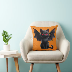 Ha en purrfect Halloween Dekorativ kudde