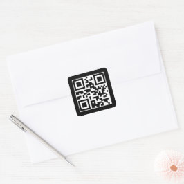 Ha en QR-kod för Nice-dagen Fyrkantigt Klistermärke