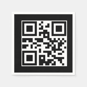Ha en QR-kod för Nice-dagen Pappersservett