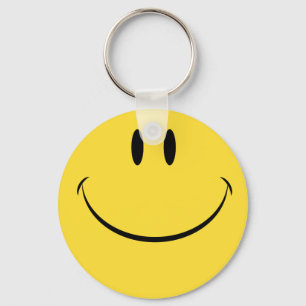 Ha en retro lycklig ansiktekeychain för trevlig nyckelring