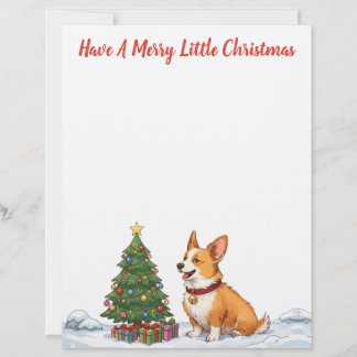 Ha en riktigt glad jul - Corgi Brevhuvud