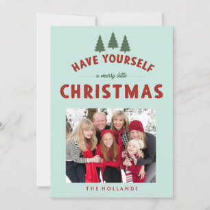 Ha en riktigt glad jul kort