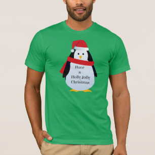 "Ha en riktigt glad jul" Santa Pingvin T Shirt