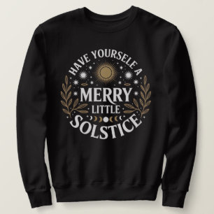 Ha en riktigt glad jul solstice, jul lång ärmad tröja