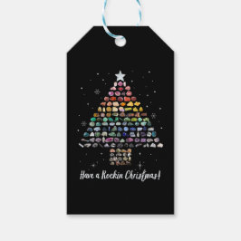 Ha en Rockin-jul! Crystal Julgran Presentetikett