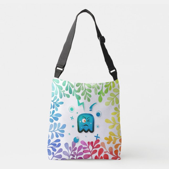 Ha en Roligt-dag-Blomstermixning-utgåva Axelväska (Framsida)