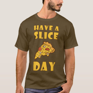 Ha en segmentdag med Pizza Eating Sunk Food T-Shir T Shirt