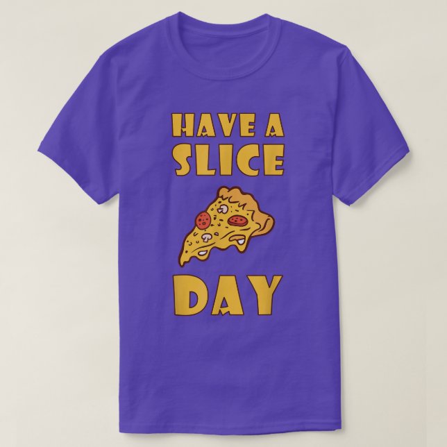 Ha en segmentdag, Pizza Eating Junk Food961 T Shirt (Design framsida)