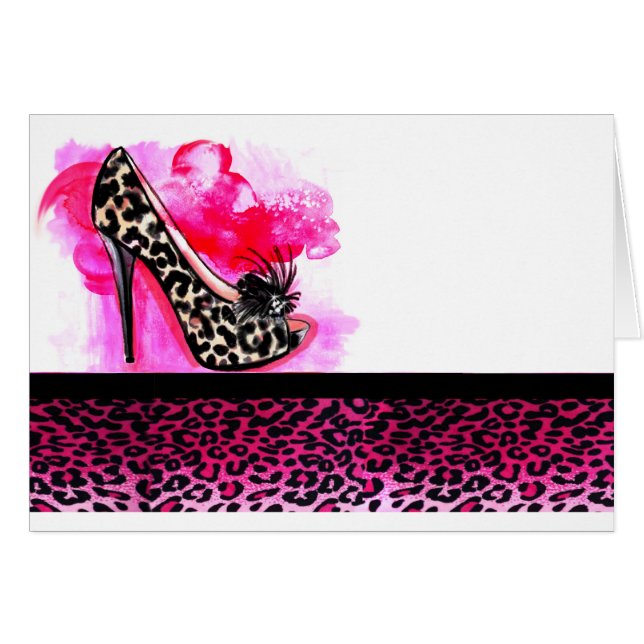 Ha en SHOE-riddag! Hälsningskort (Framsidan Horizontal)