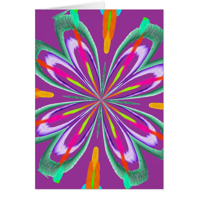 Ha en sista Abstrakt Hälsningskort (Framsidan)