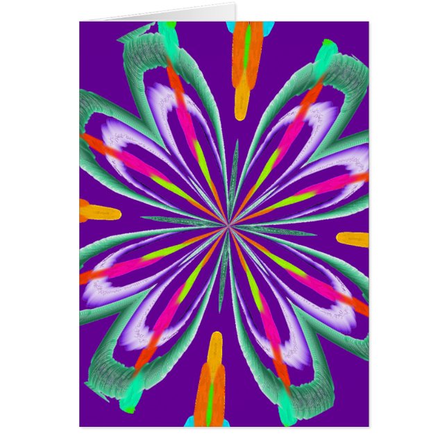 Ha en sista Abstrakt Hälsningskort (Framsidan)