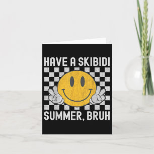 Ha en Skibidi-sommarlektor i Bruh förra dagen. Kort