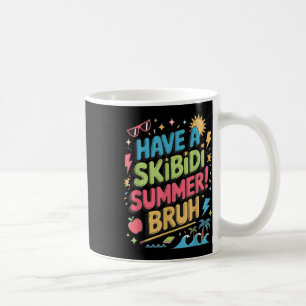 Ha en Skibidi Summer Bruh Gen Alpha Slang Teacher Kaffemugg