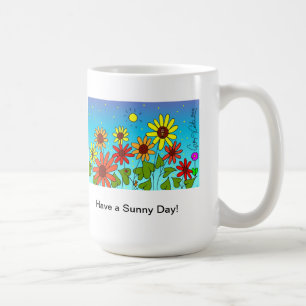Ha en solig dagkaffemugg kaffemugg